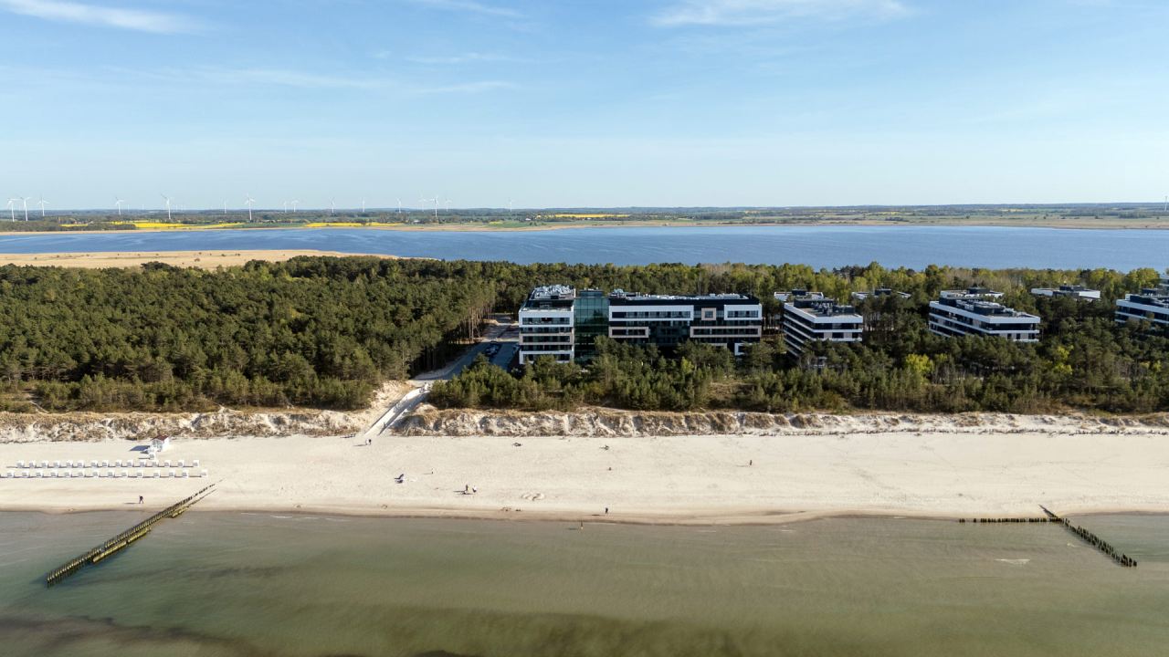 Hotel Shellter widok z drona