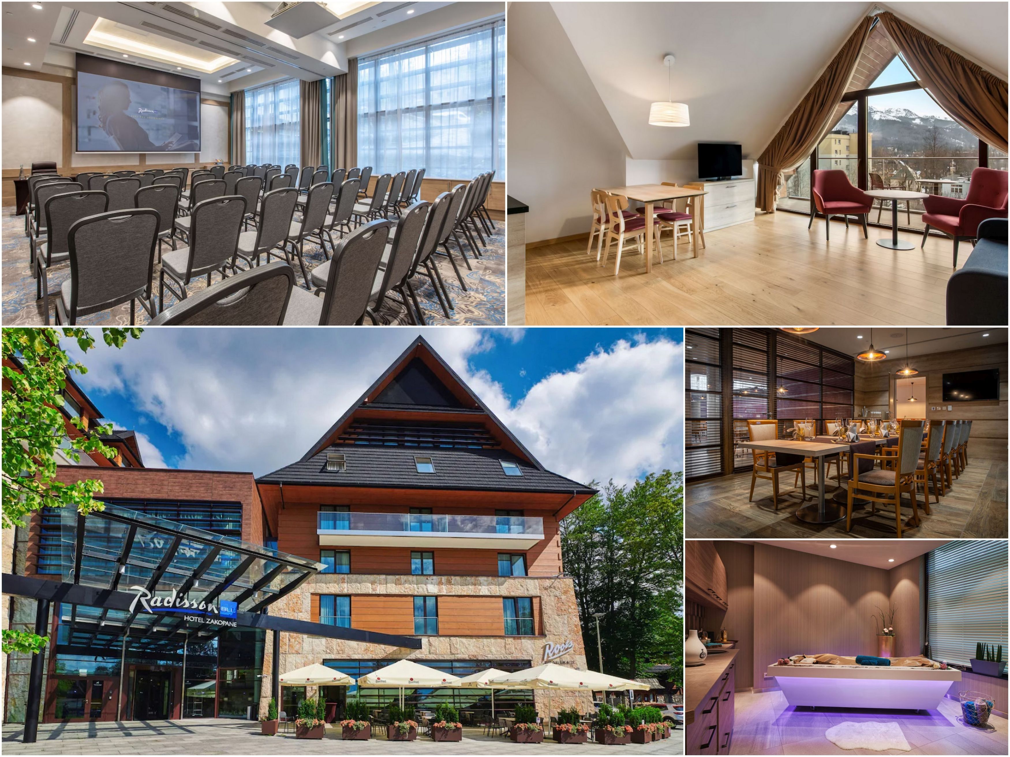 Luksusowe hotele na konferencje w Zakopanem Radisson Blu Hotel & Residences Zakopane 