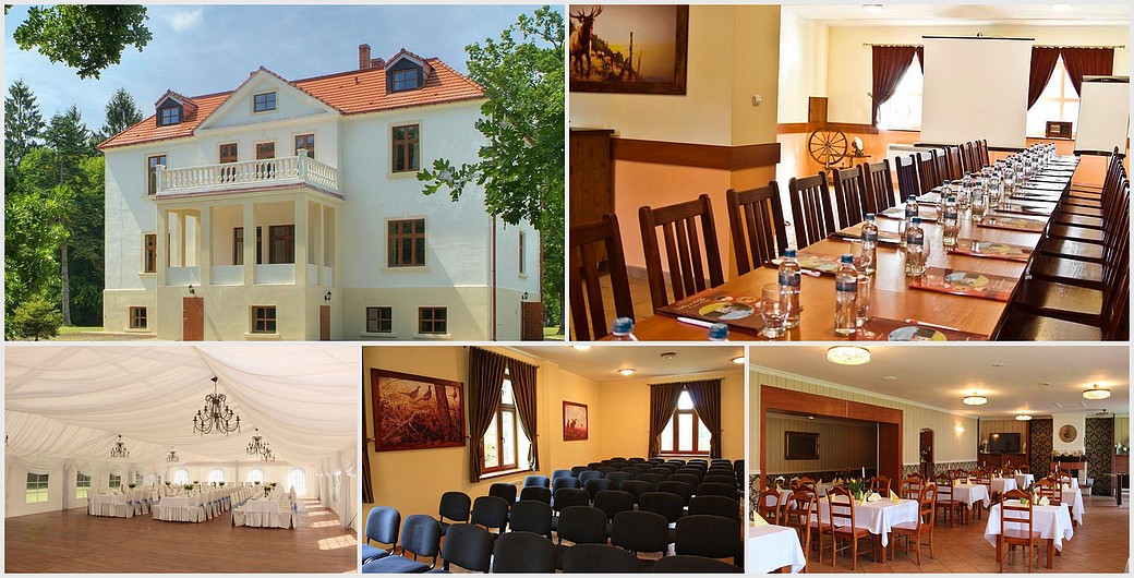 Pałacyk Łąkomin Łabiszyn konferencje w willi dworku pałacu