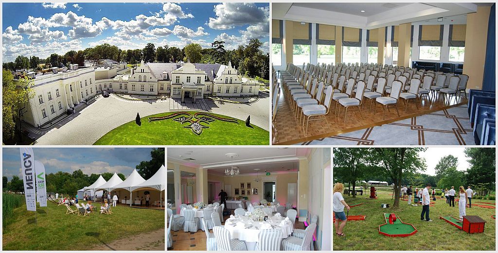 Hotel Pałac Romantyczny Turzno k. Torunia KONFERENCJE w willi, dworku, pałacu