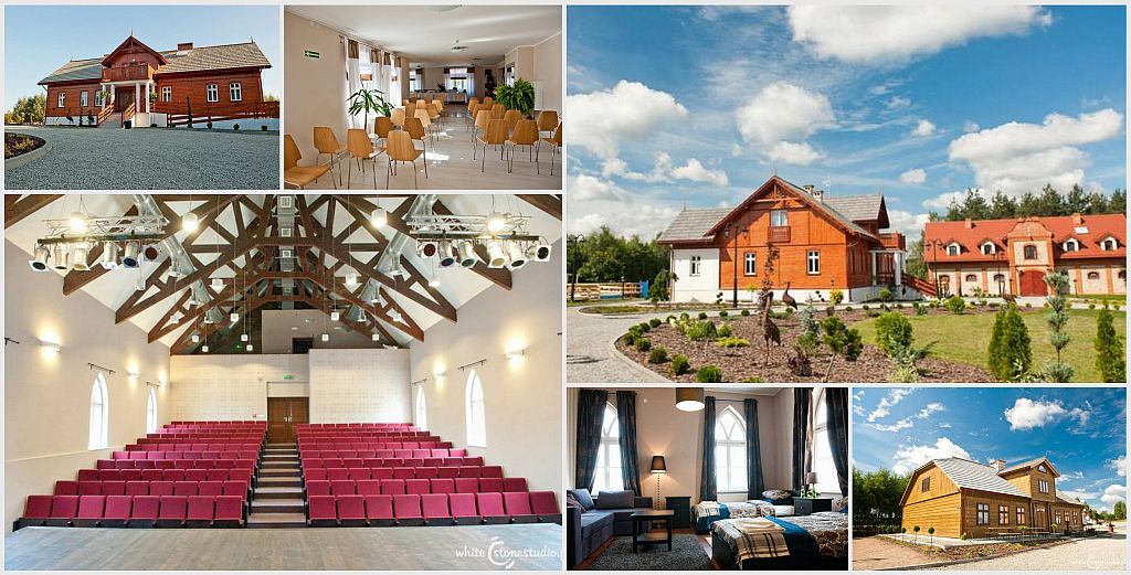 Żywy Skansen Centrum Folkloru Polskiego w Nagawkach konferencje w willi dworku pałacu