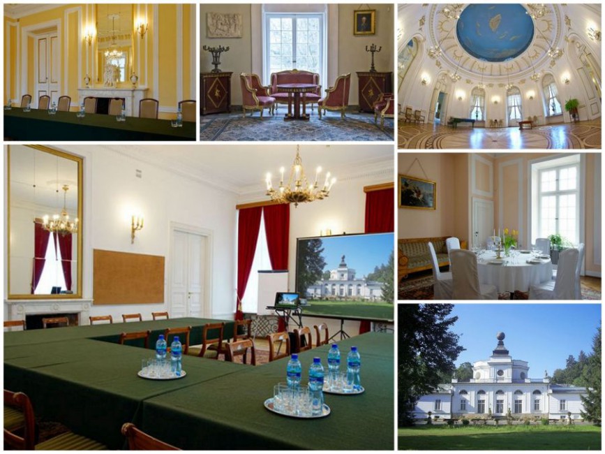 Dom Zjazdów i Konferencji PAN w Jabłonnie Jabłonna sale konferencyjne konferencje na północ od Warszawy